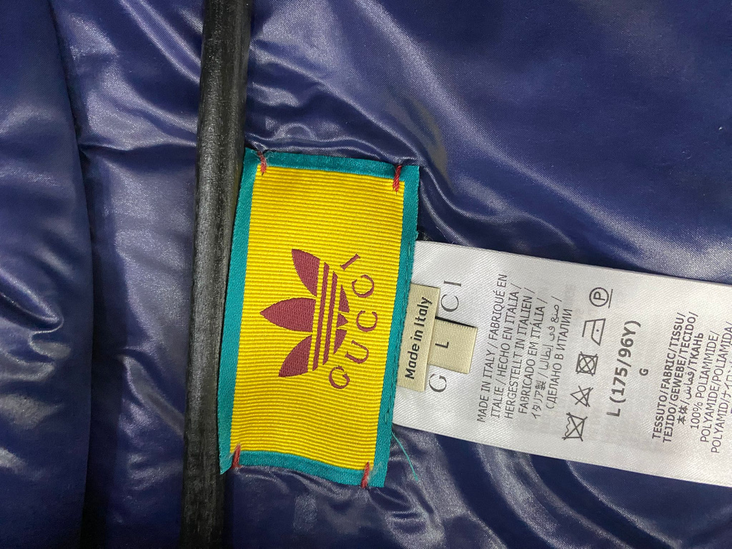 Piumino a Mantella Gucci X Adidas