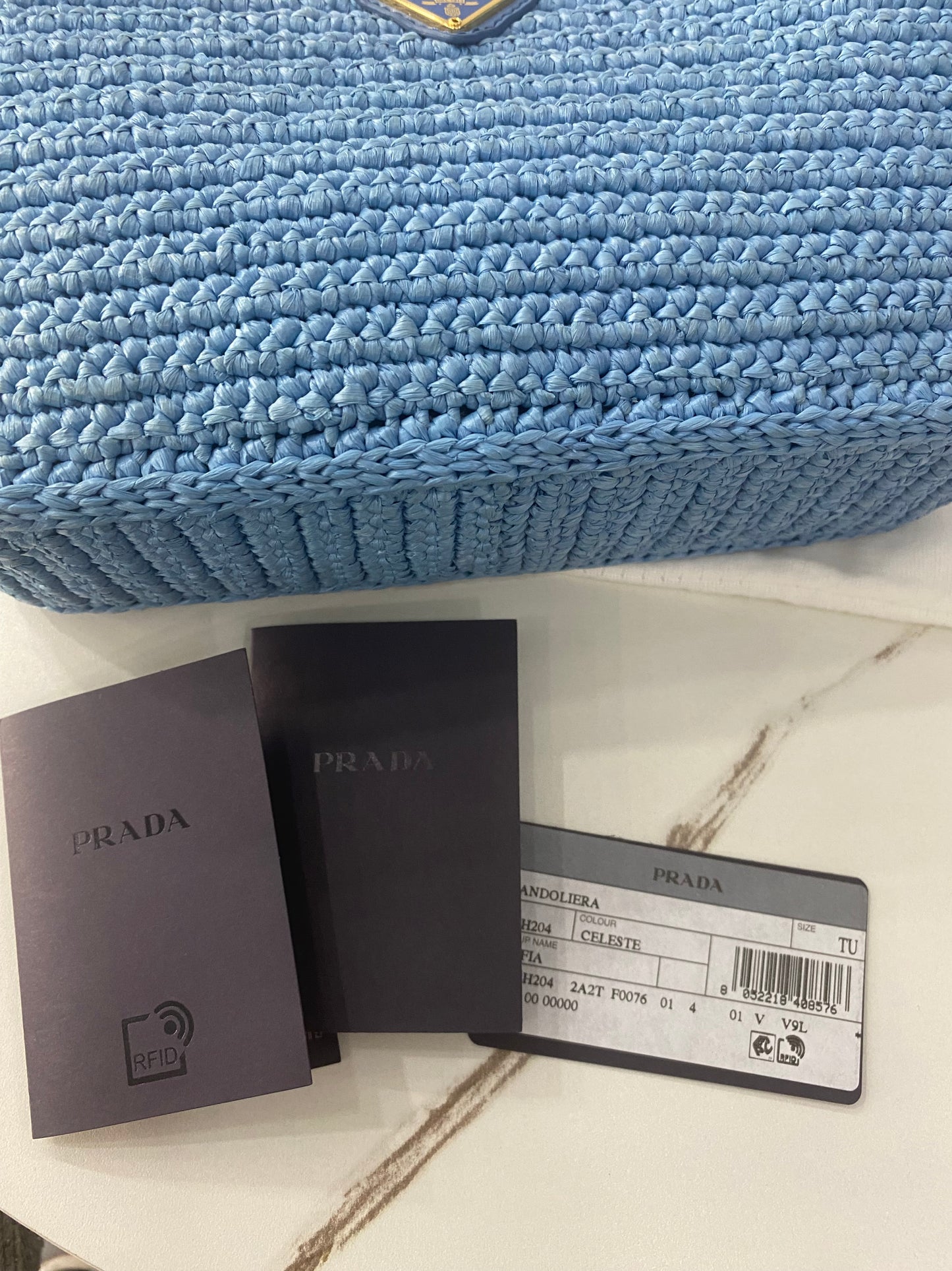 Borsa Prada Re-Edition 2005 in crochet