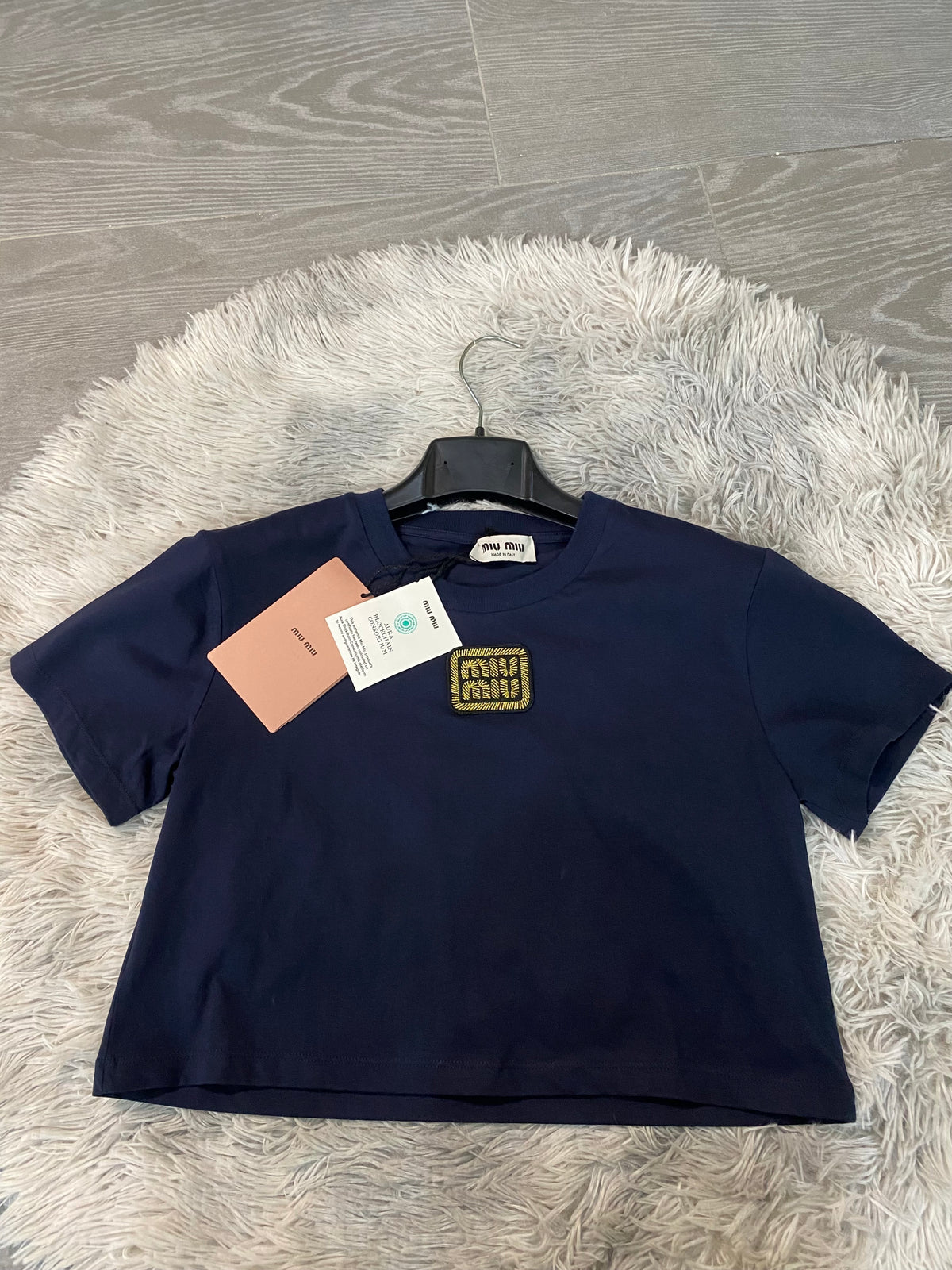 T-shirt corta Miu Miu