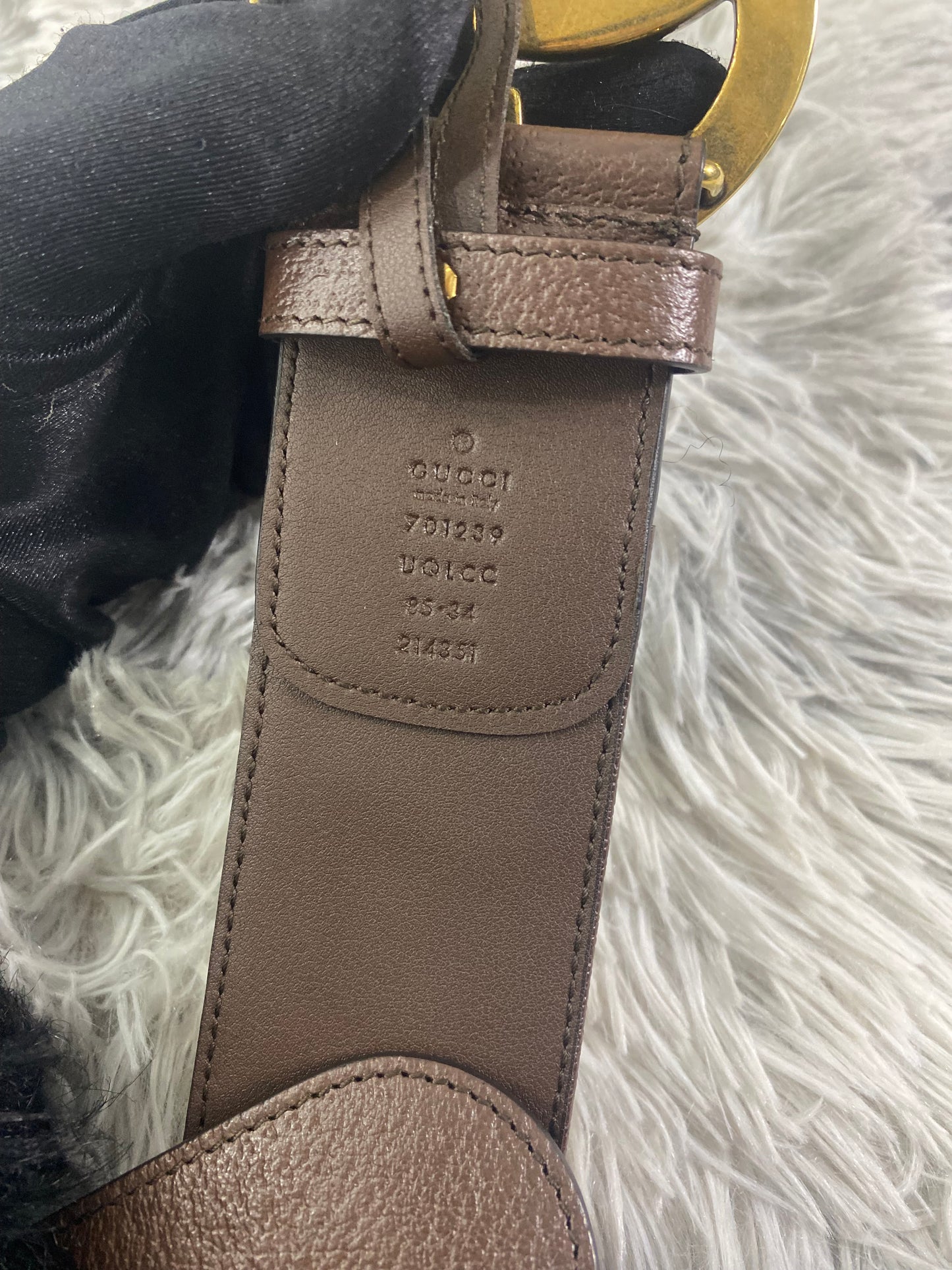 Cintura Gucci GG Jumbo