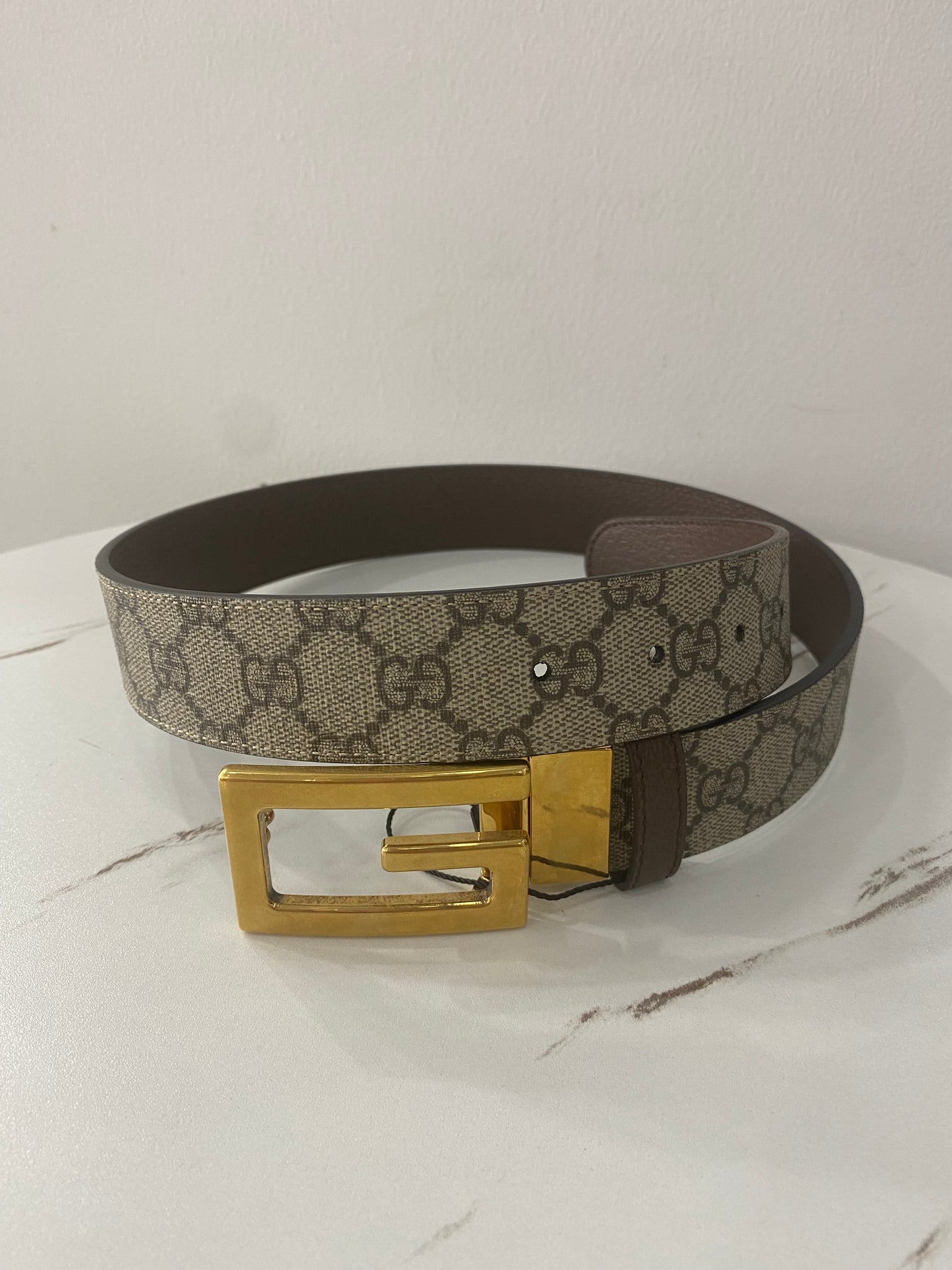 Cintura Gucci GG Reversibile