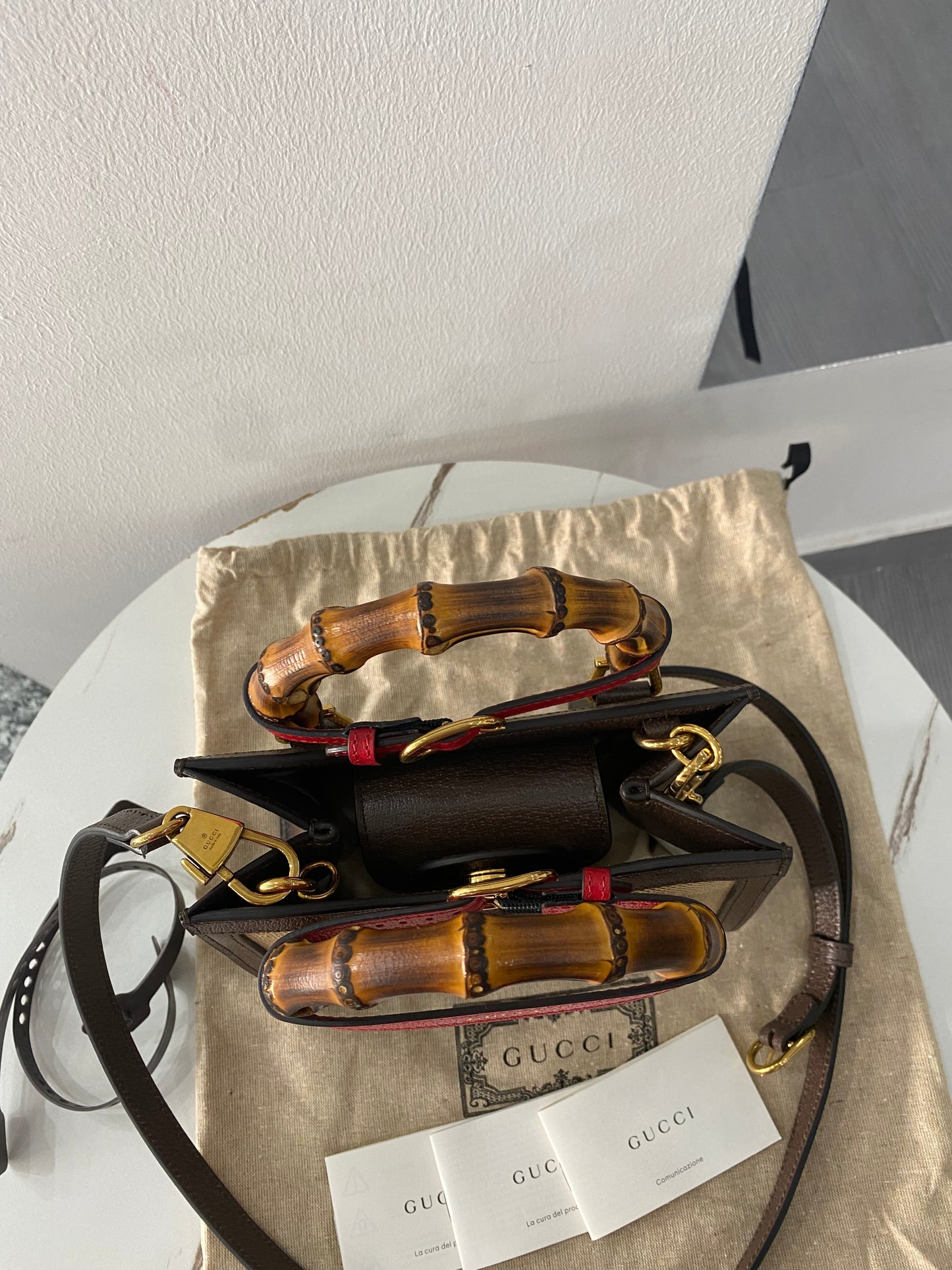 Borsa Gucci Mini Diana Jumbo GG