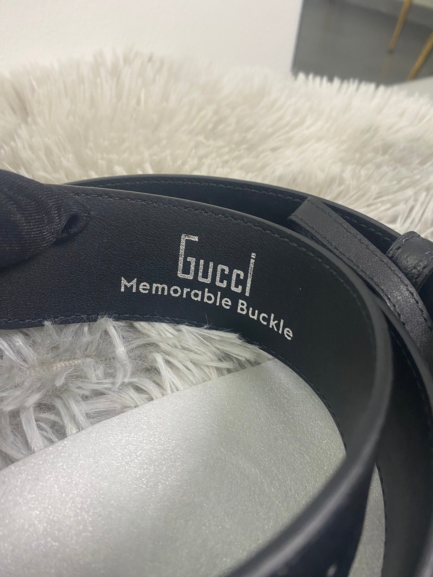 Cintura Gucci Square G Bicolore