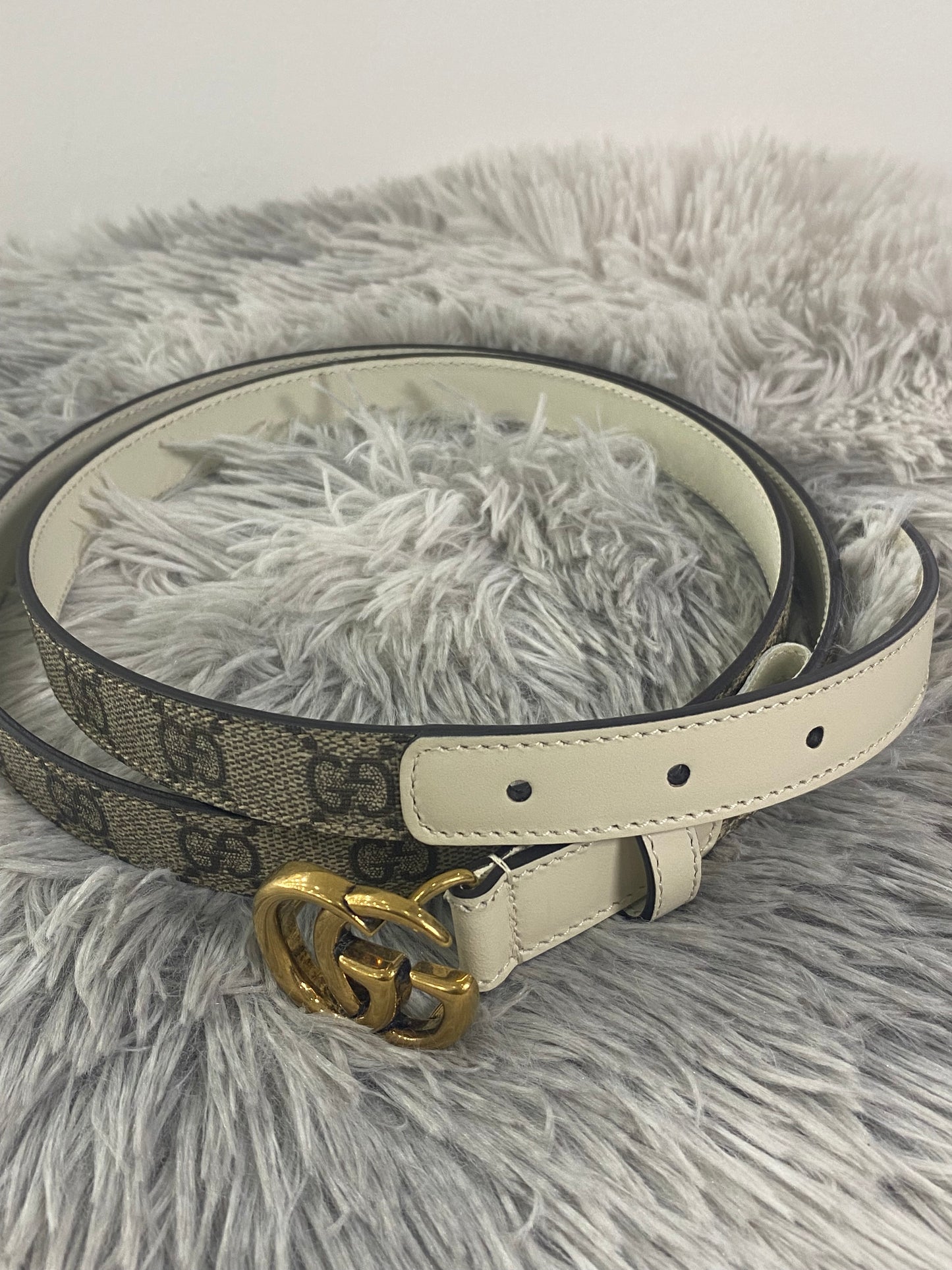 Cintura Gucci GG Sottile