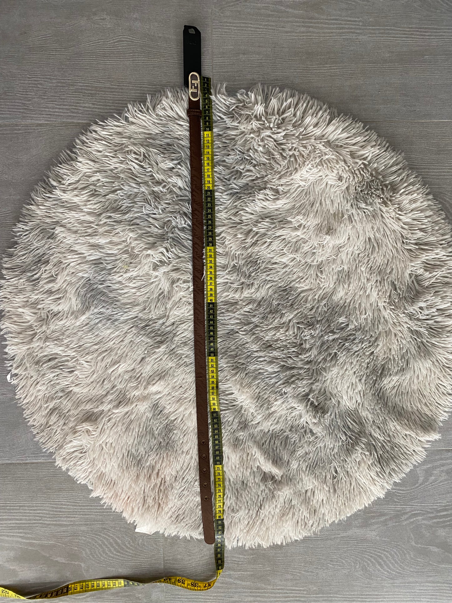 Cintura Fendi sottile FF 38