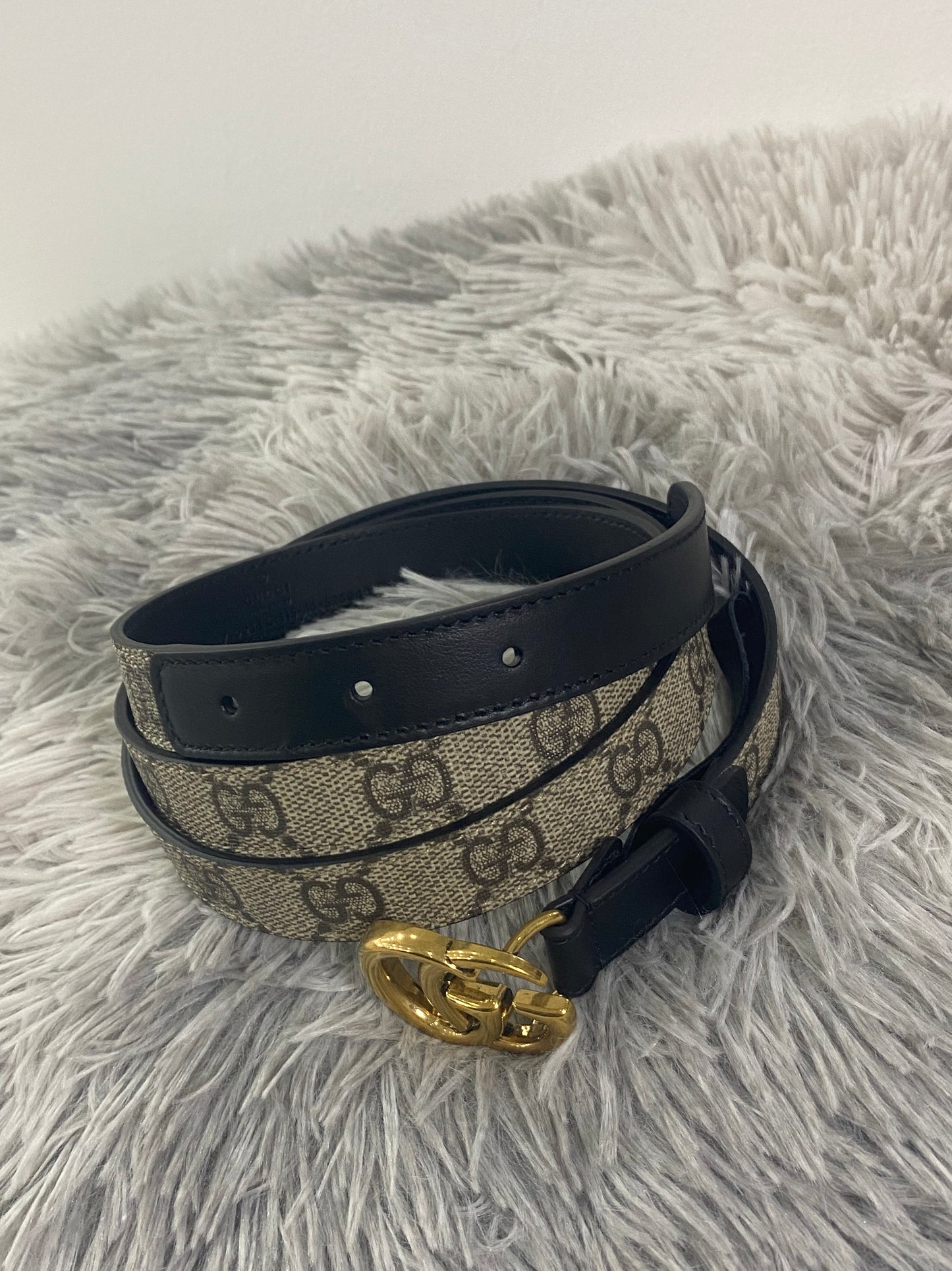 Cintura Gucci GG Sottile