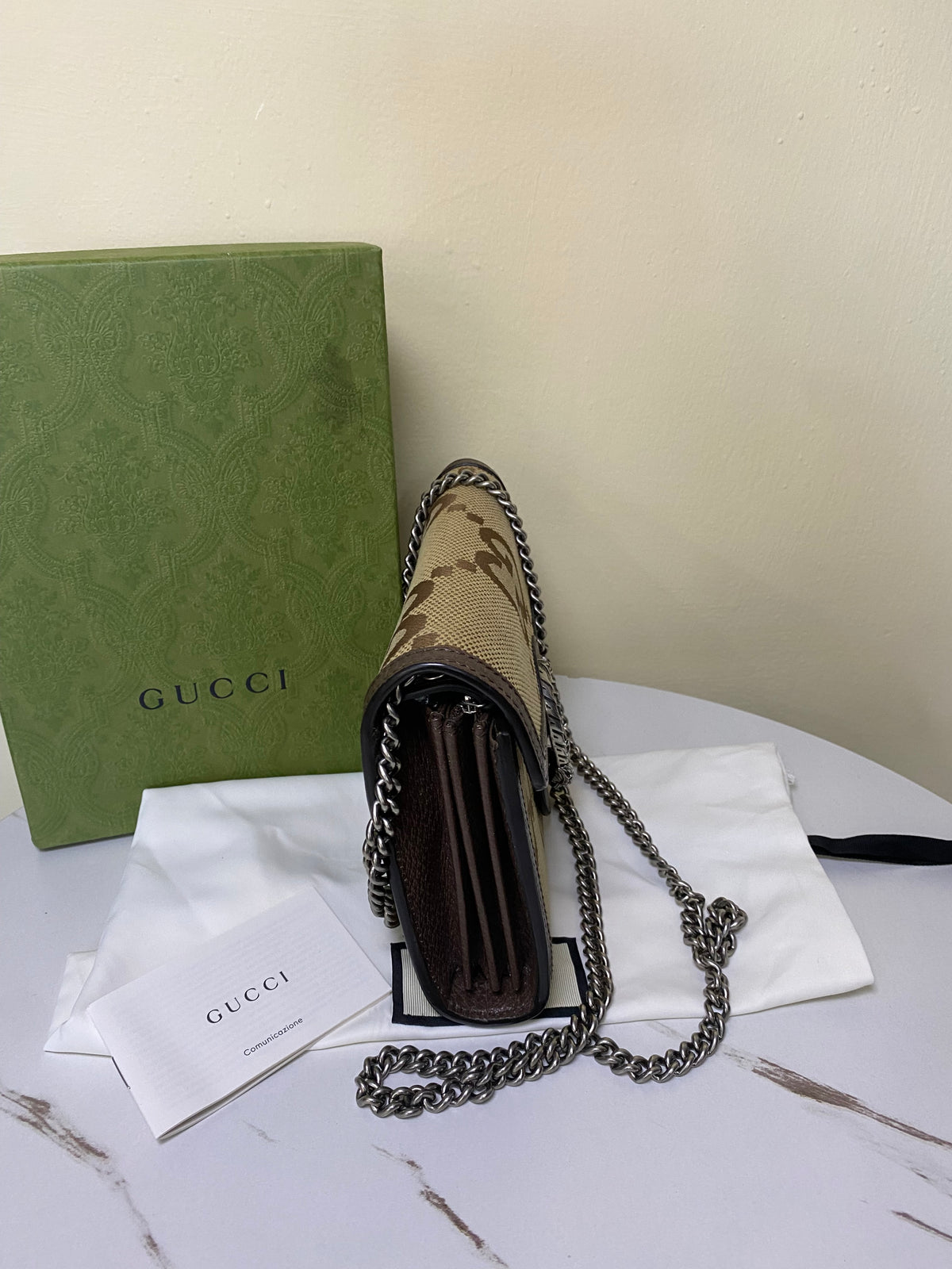 Borsa Gucci Dionysus Wallet Jumbo GG