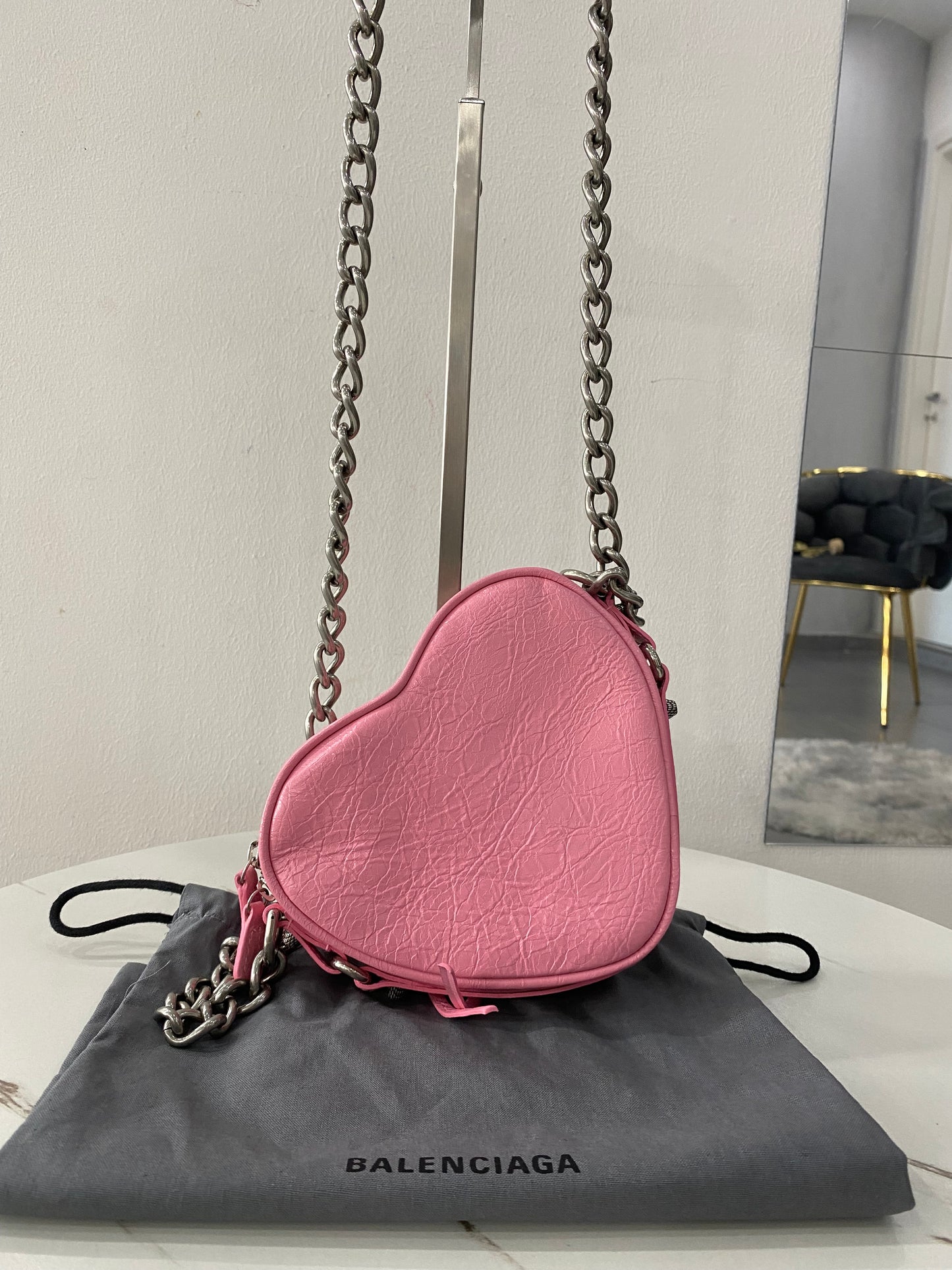 Borsetta Balenciaga Le Cagole Heart Mini