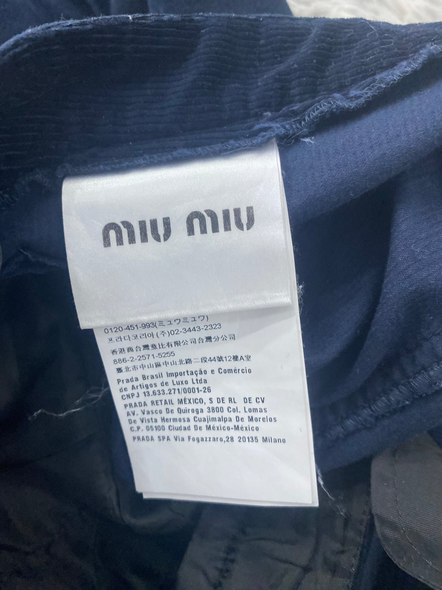 Pantalone Miu Miu Jeans