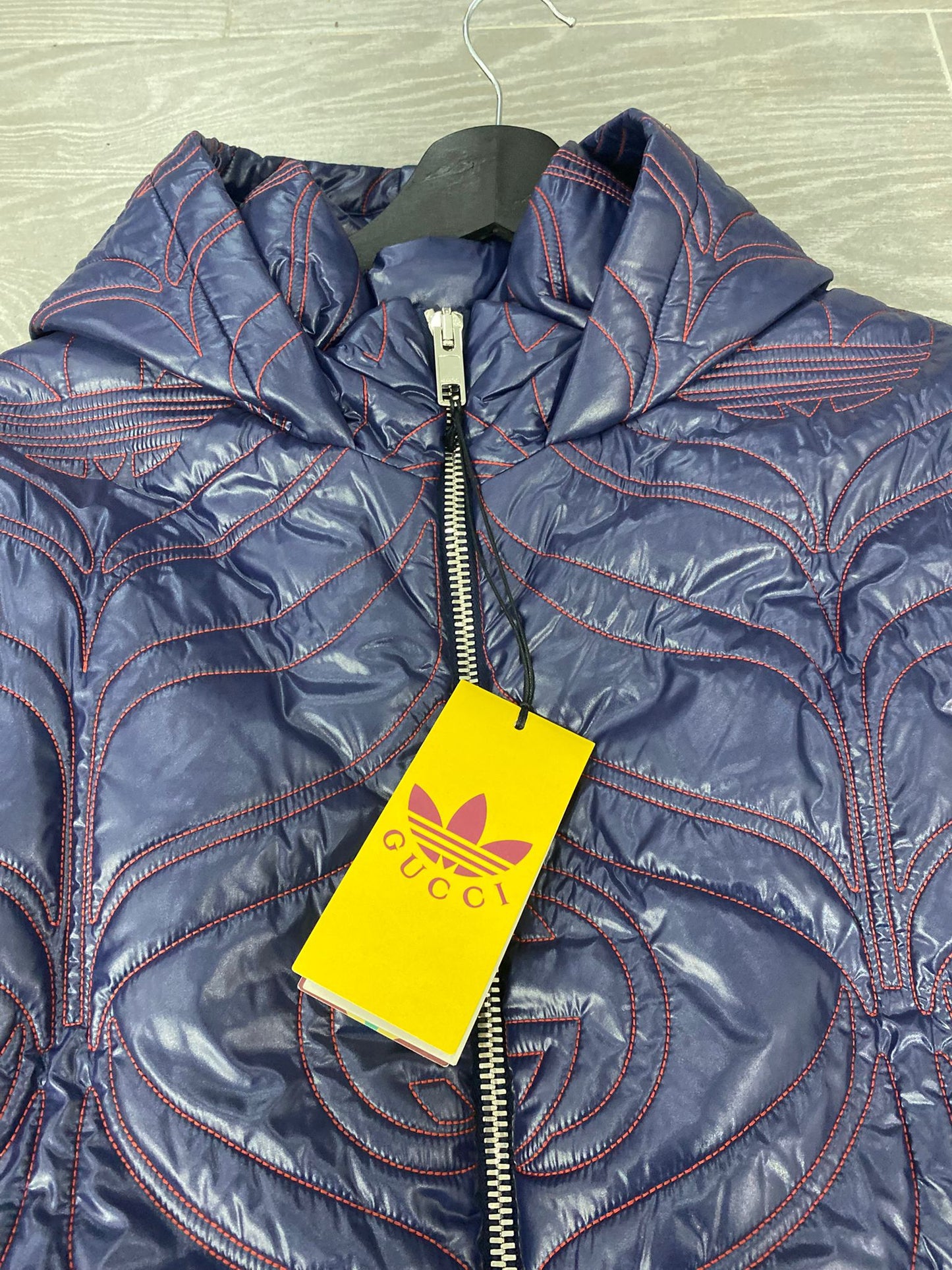 Piumino a Mantella Gucci X Adidas