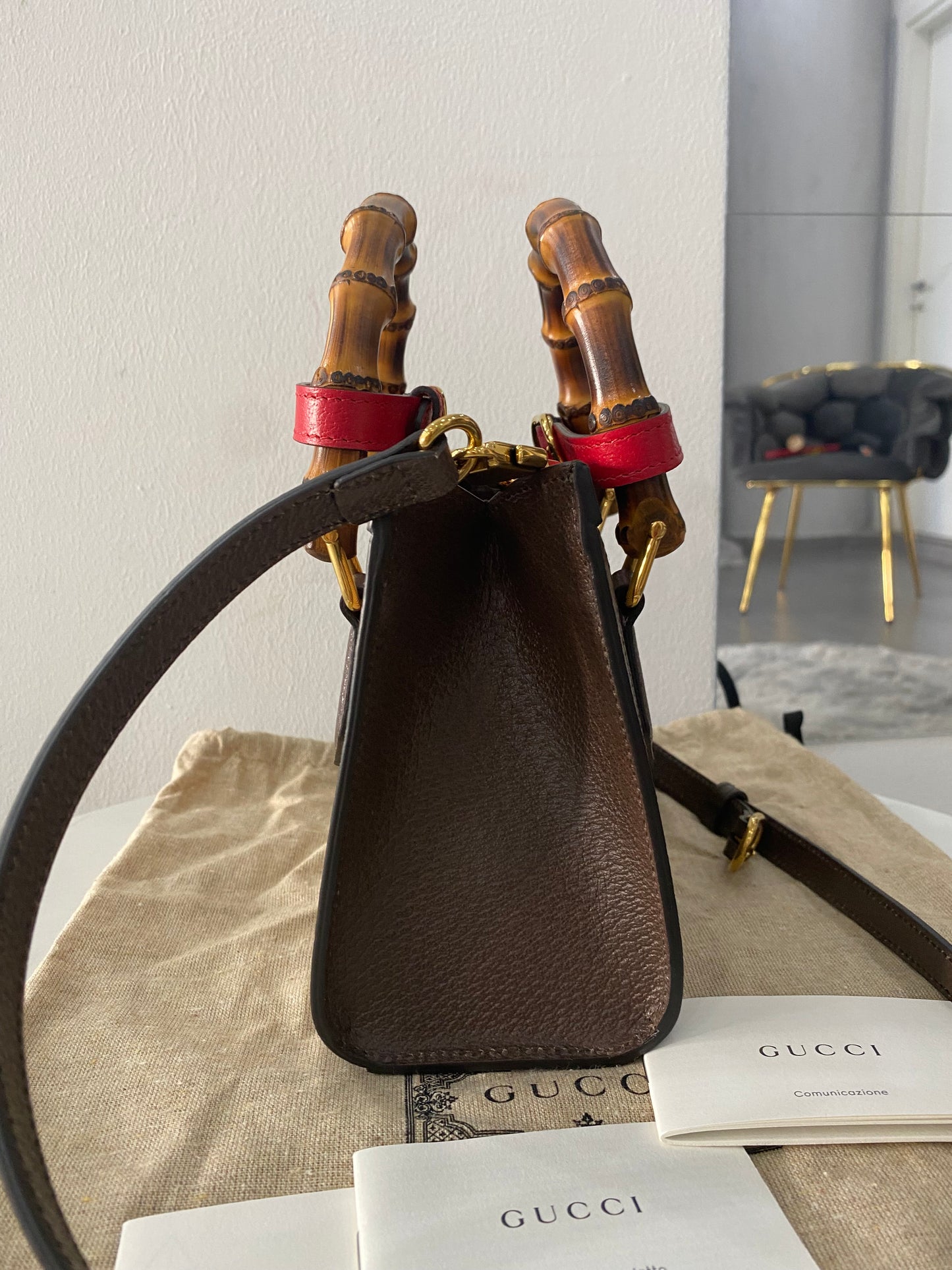 Borsa Gucci Mini Diana Jumbo GG
