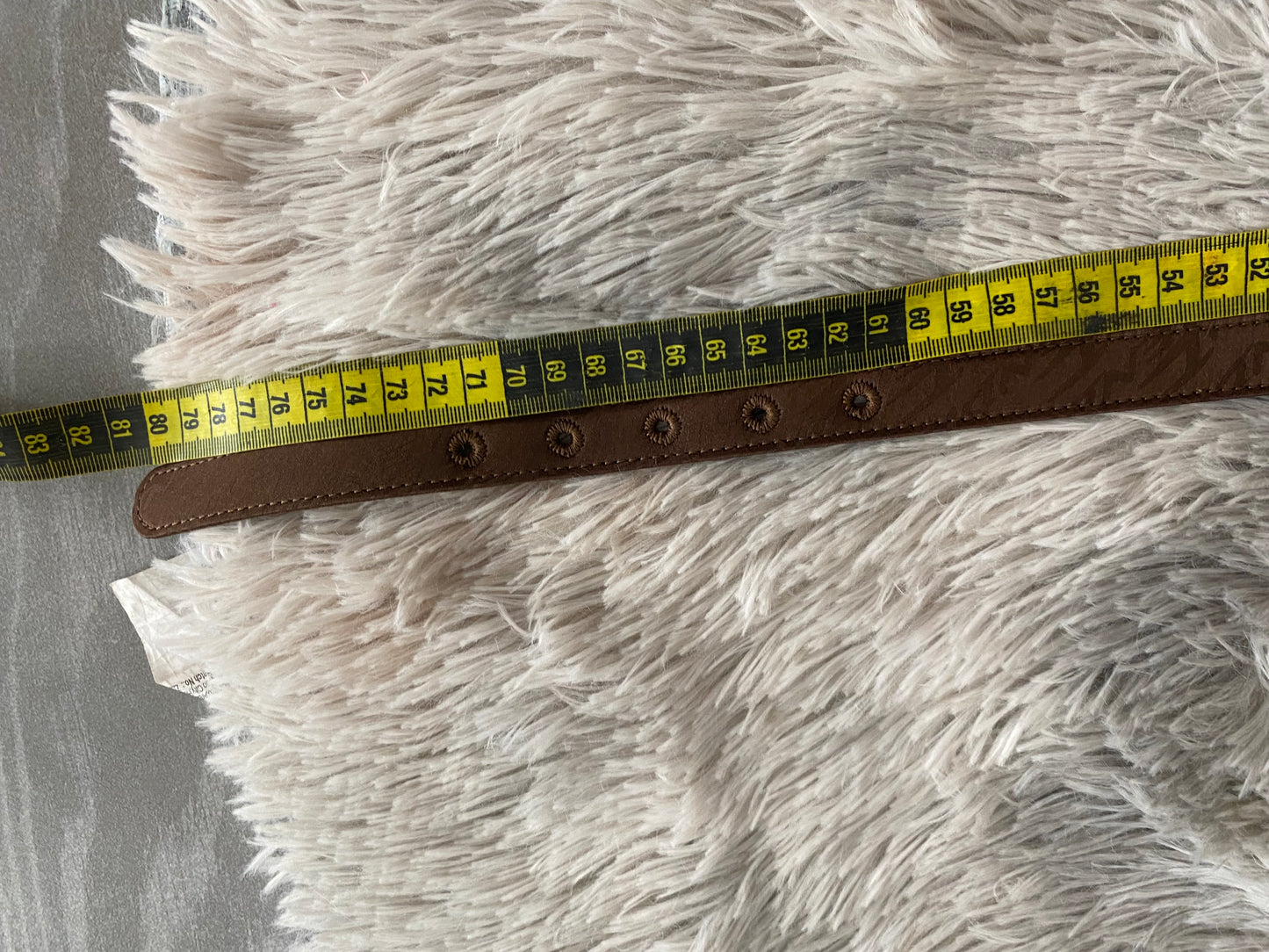Cintura Fendi sottile FF 36