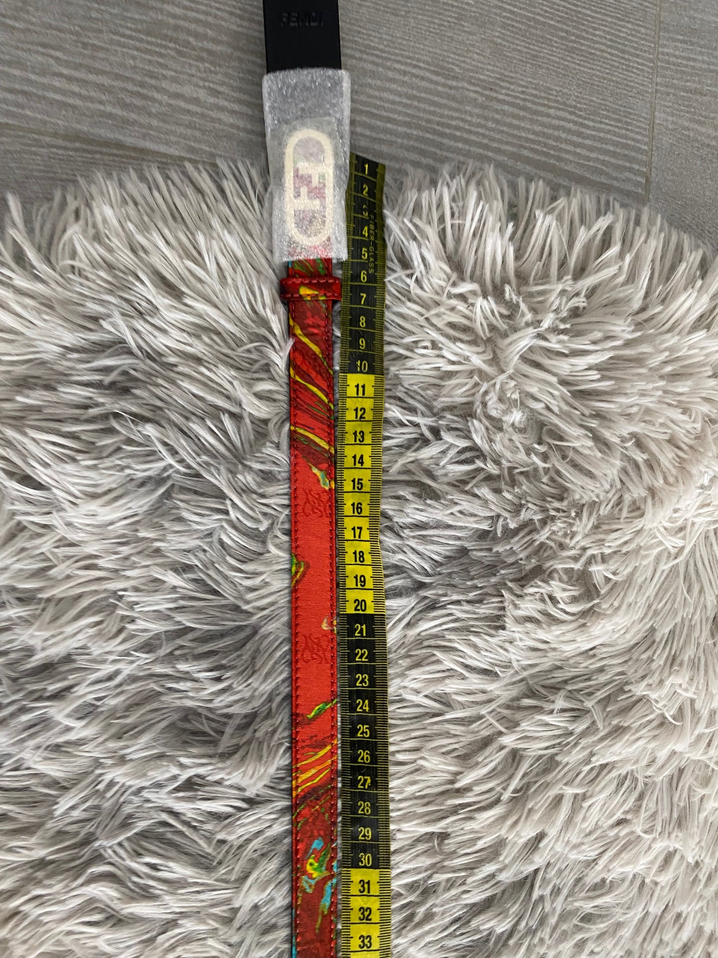 Cintura Fendi sottile FF 40