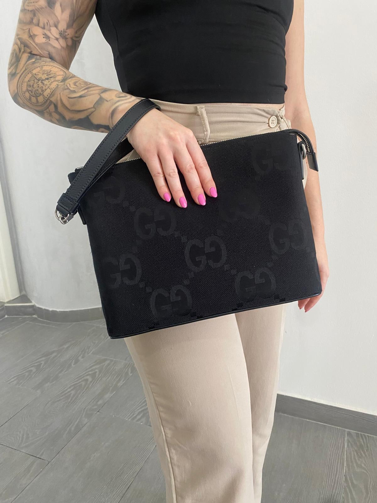 Borsa/Pochette Gucci Jumbo GG