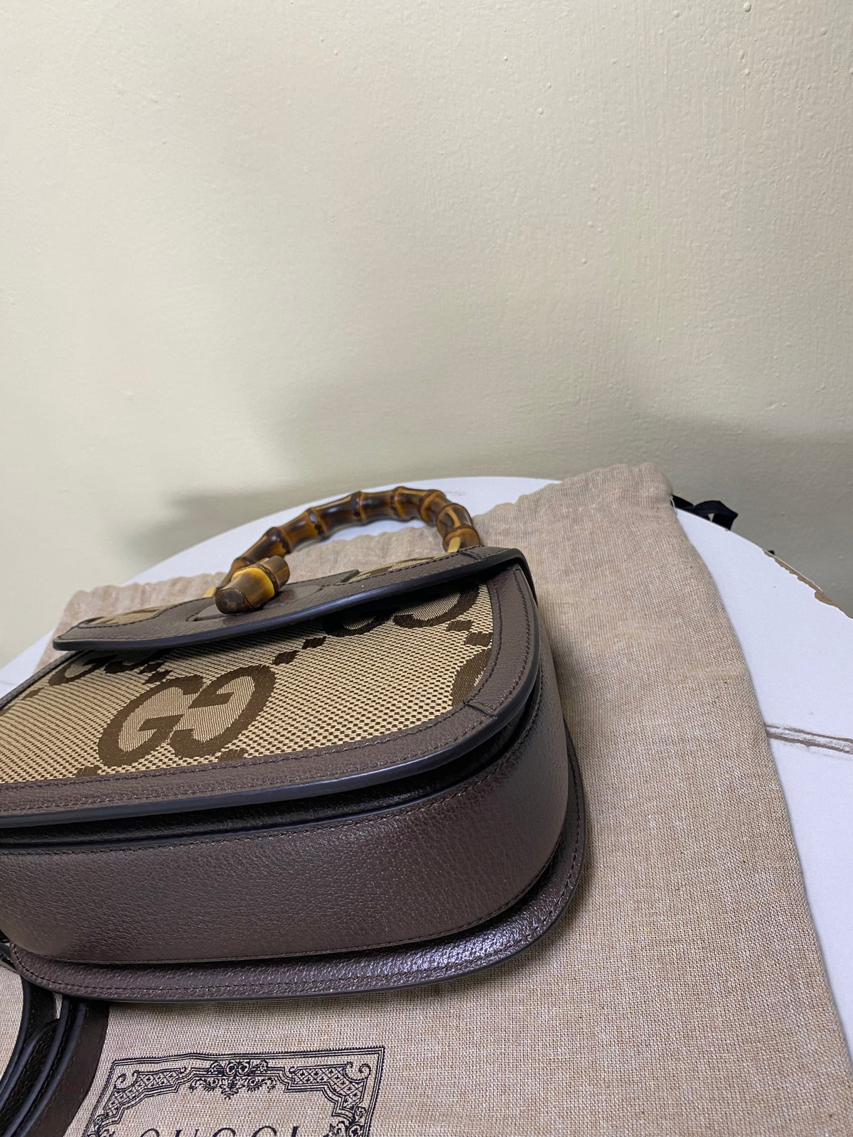 Borsa Gucci Bamboo Small Jumbo GG