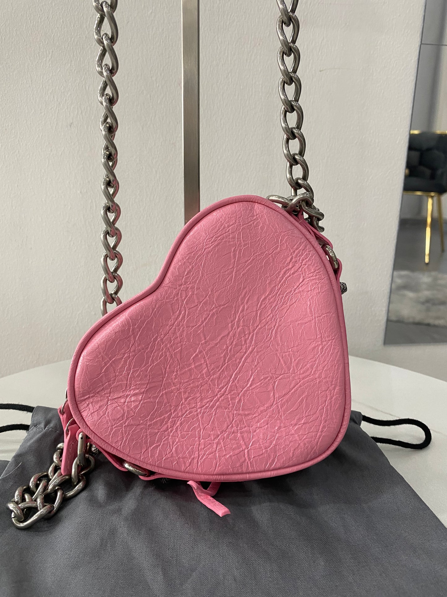 Borsetta Balenciaga Le Cagole Heart Mini