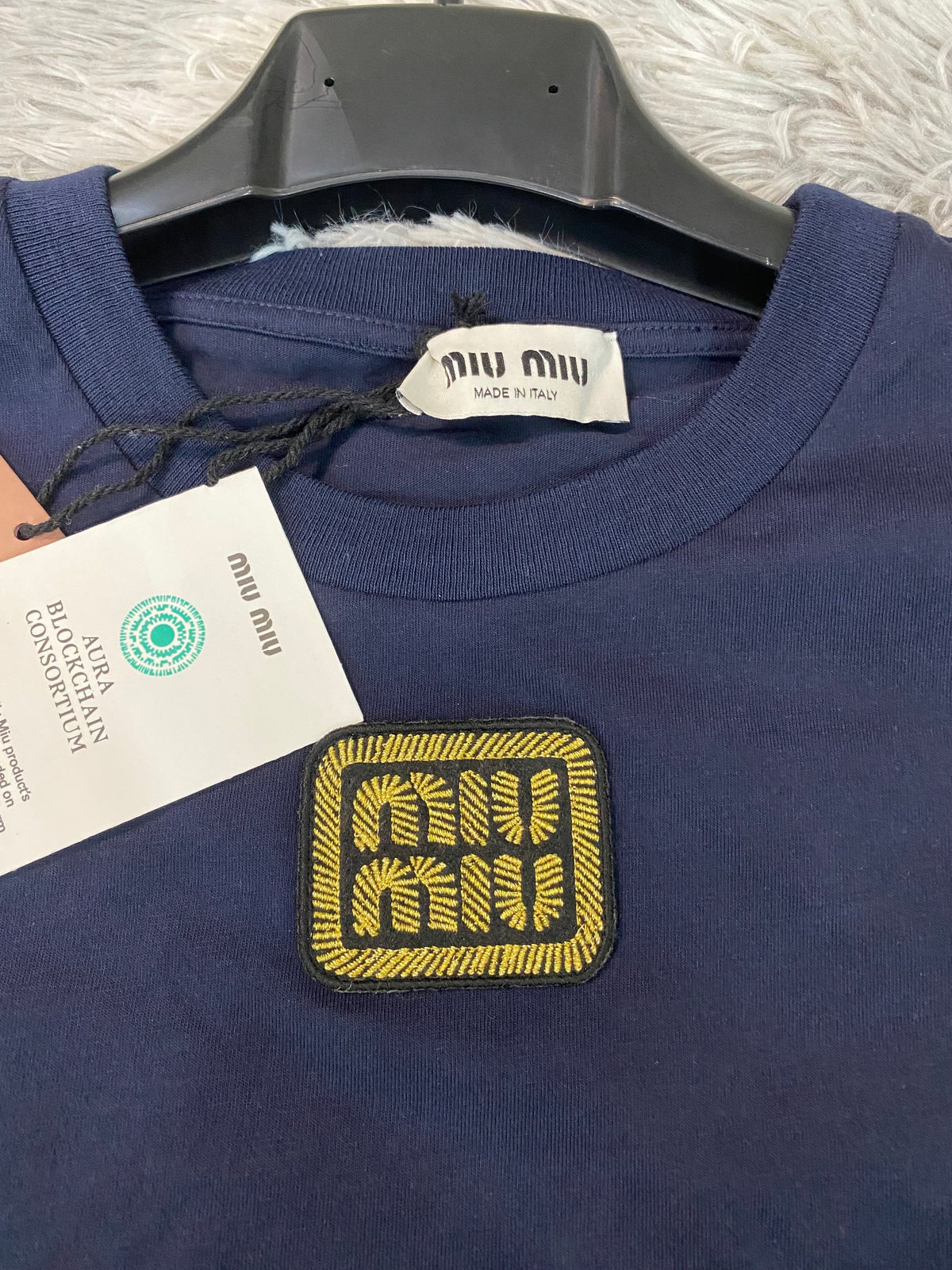 T-shirt corta Miu Miu
