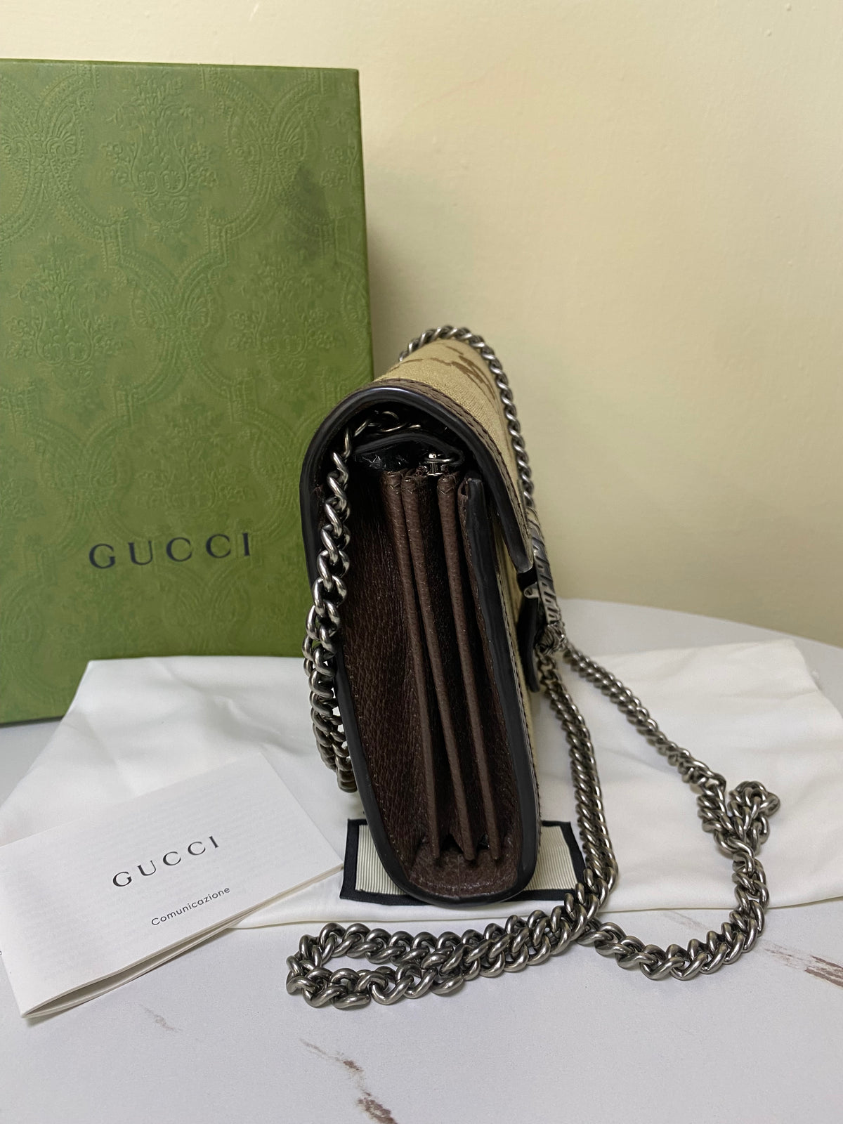 Borsa Gucci Dionysus Wallet Jumbo GG
