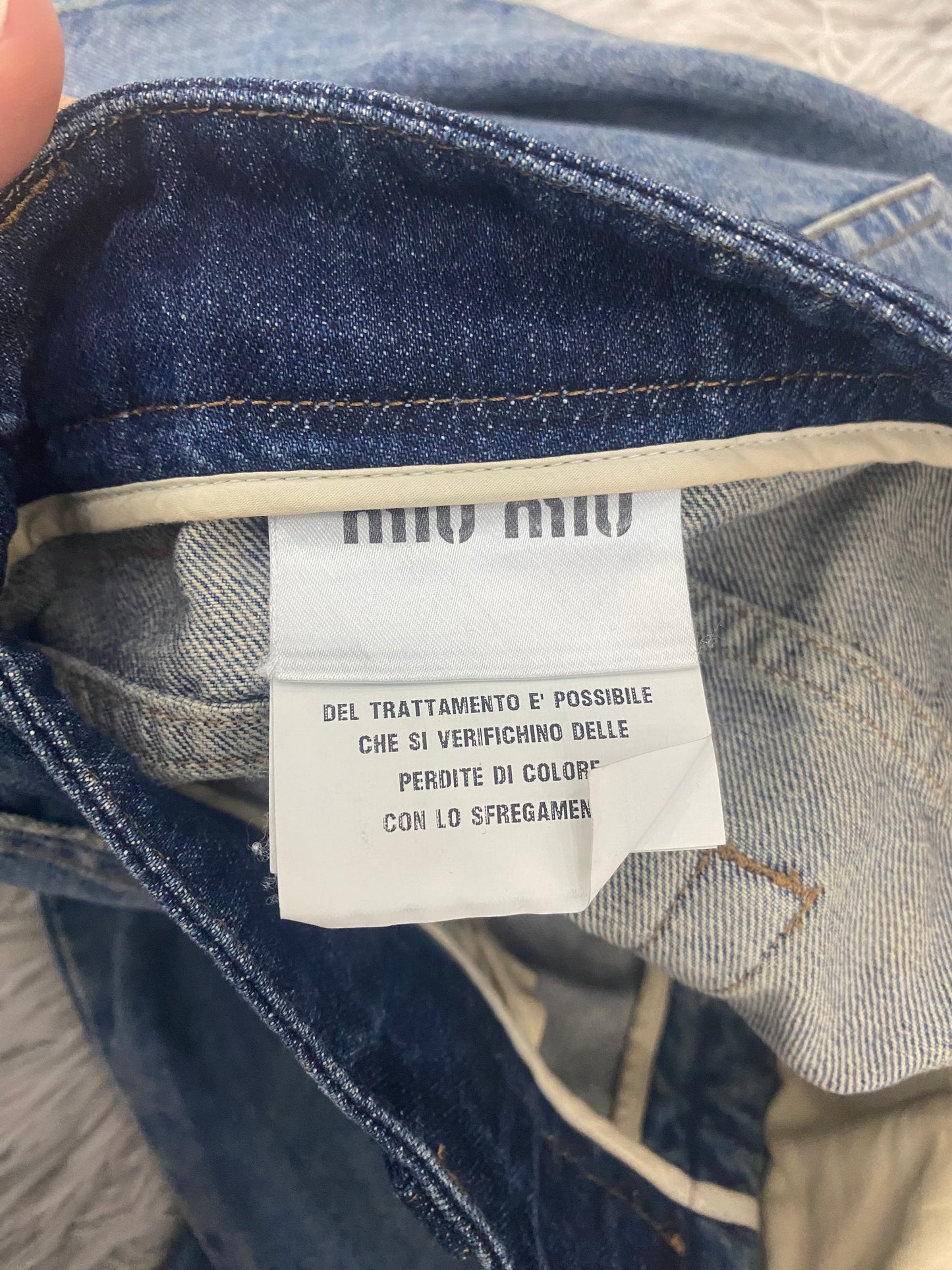 Pantalone Jeans Miu Miu