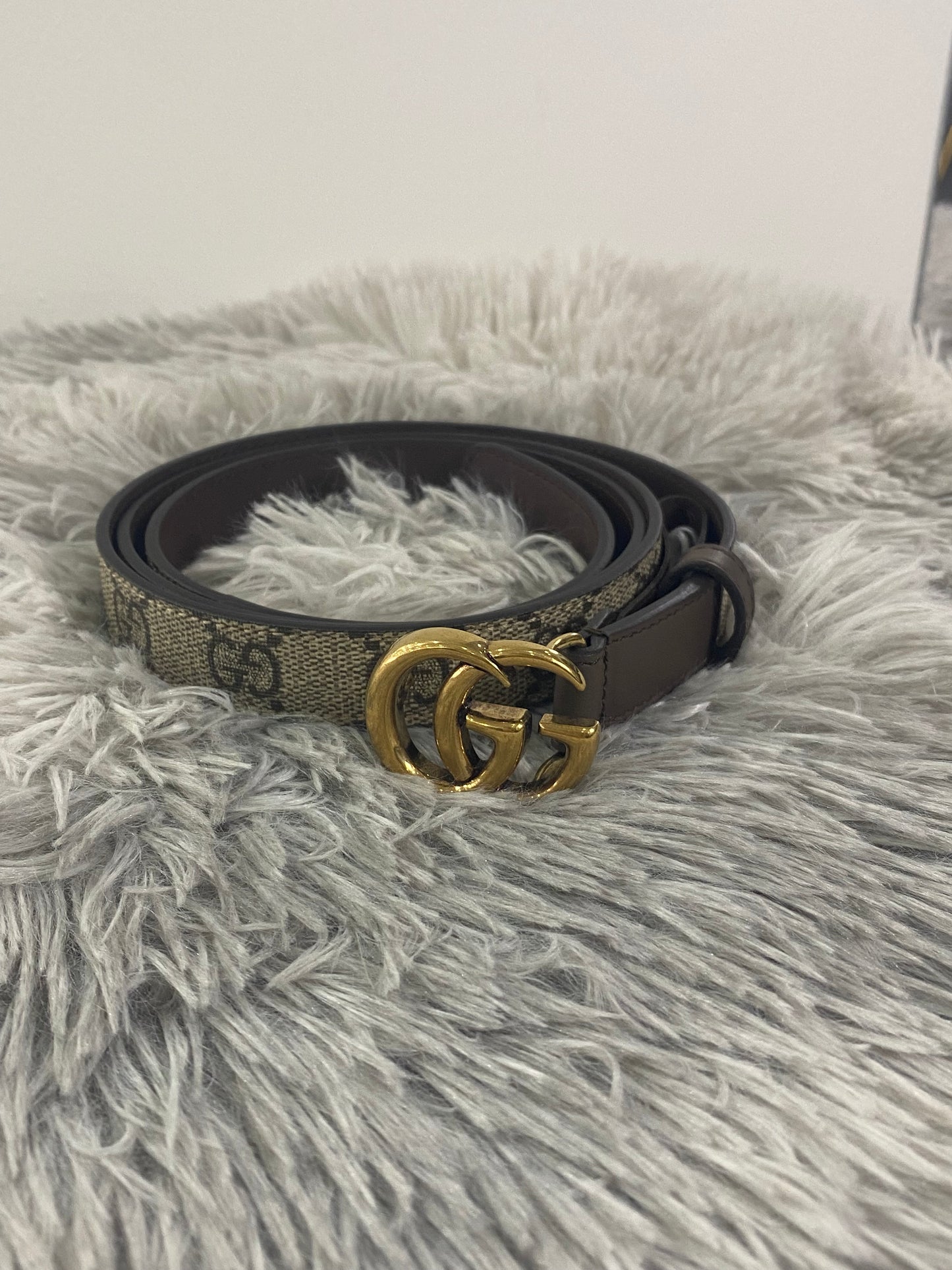 Cintura Gucci GG Sottile