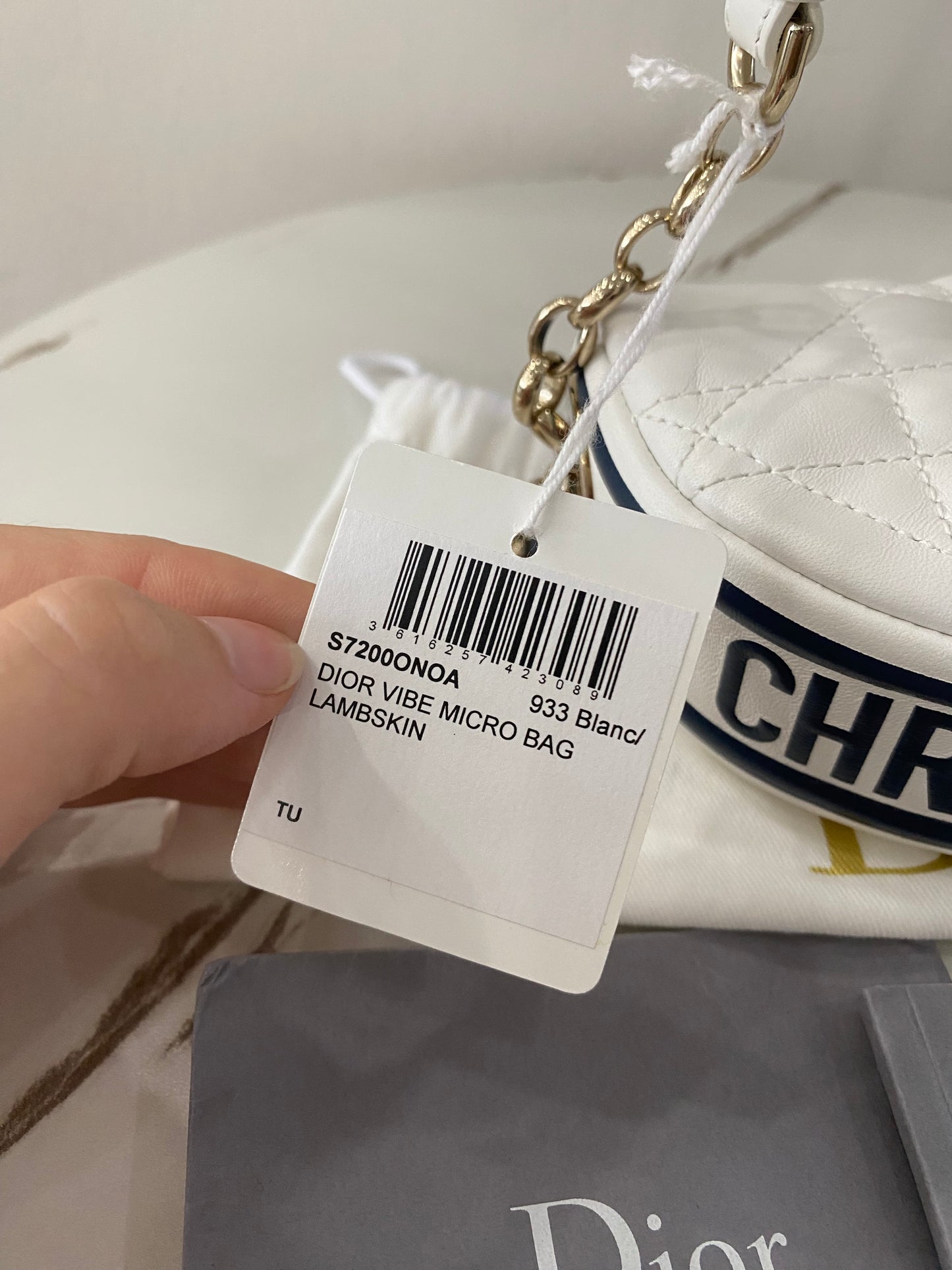 Borsa Dior vibe micro lambskin