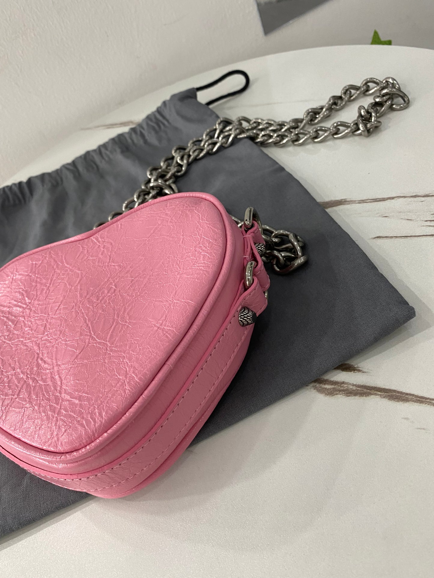 Borsetta Balenciaga Le Cagole Heart Mini