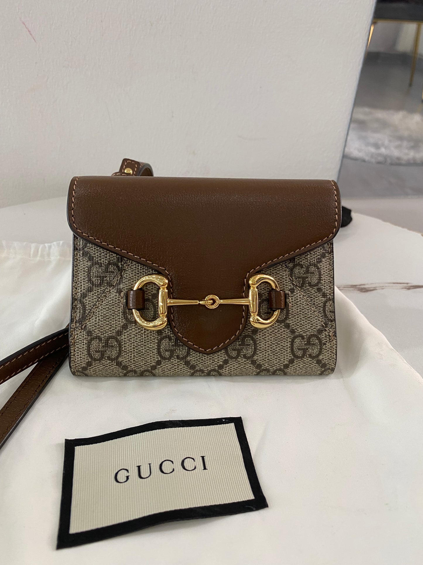 Portafoglio a Tracolla Gucci Horsebit