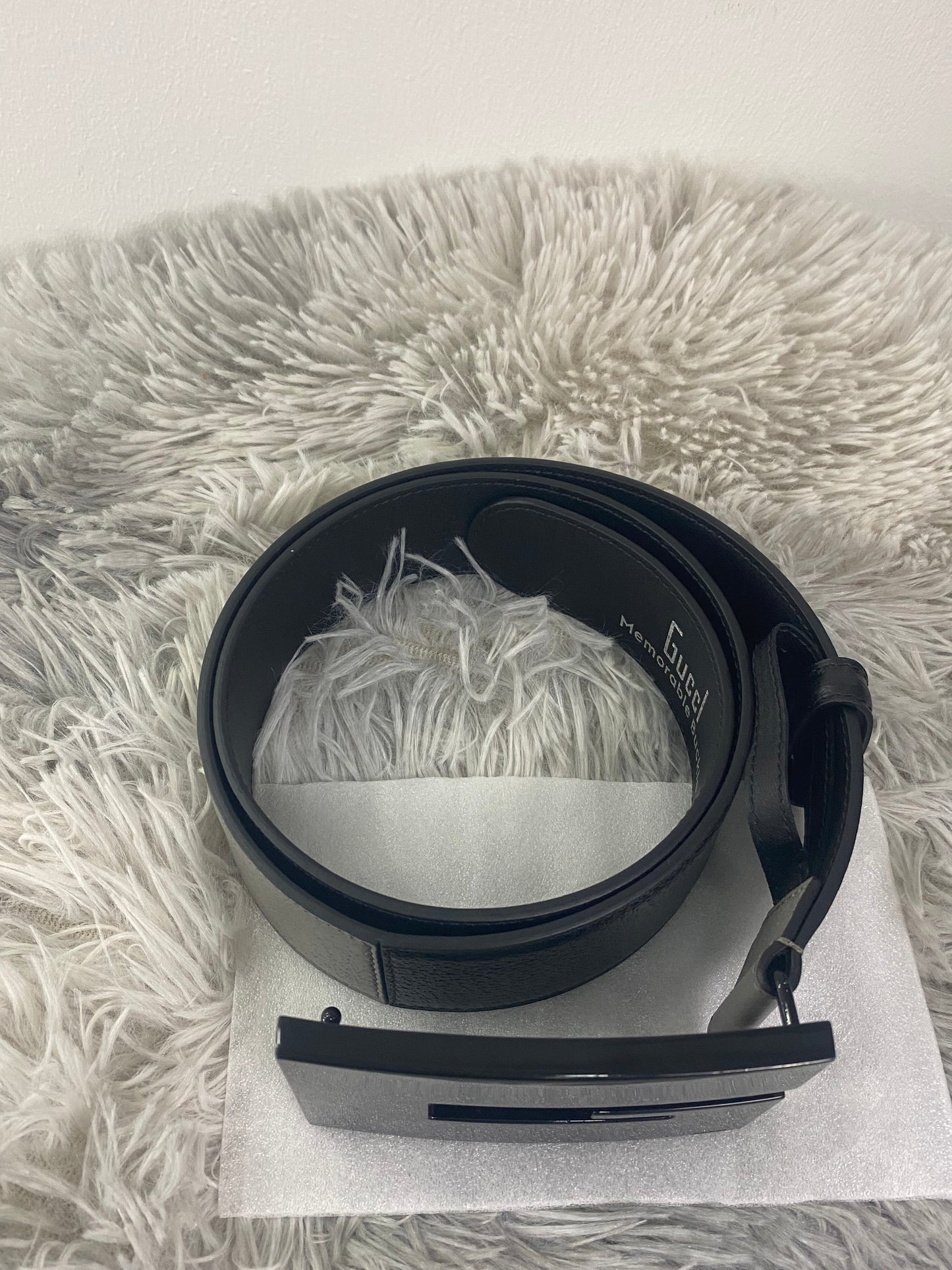 Cintura Gucci Square G Bicolore