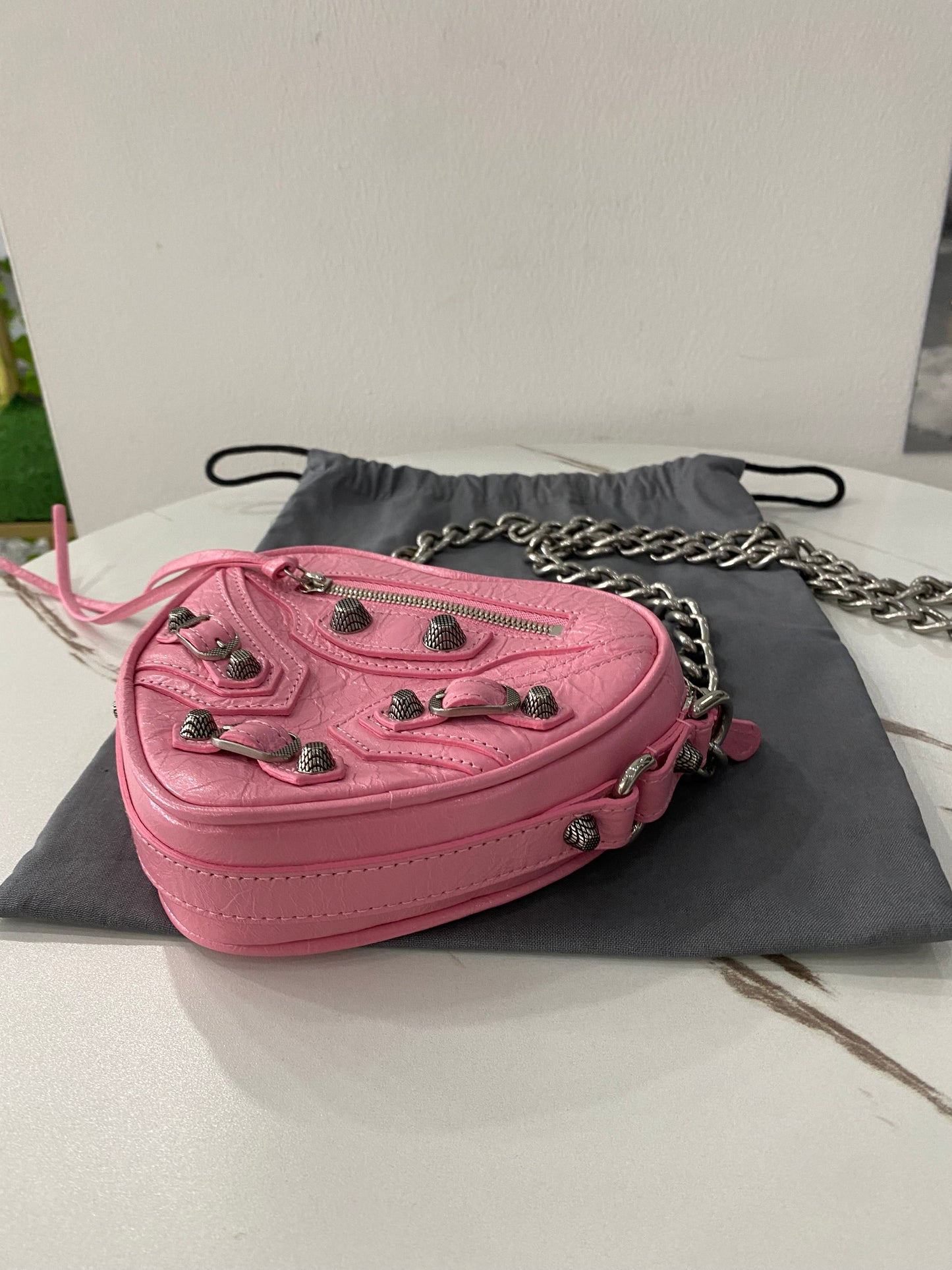 Borsetta Balenciaga Le Cagole Heart Mini