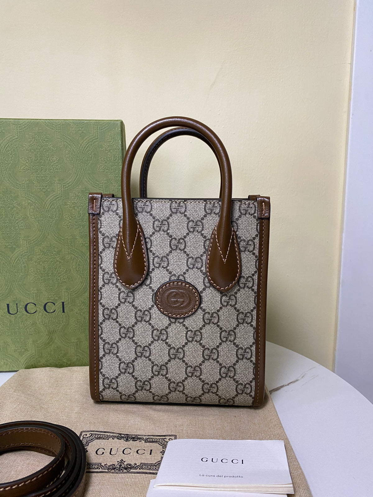 Borsa Gucci Mini Tote GG