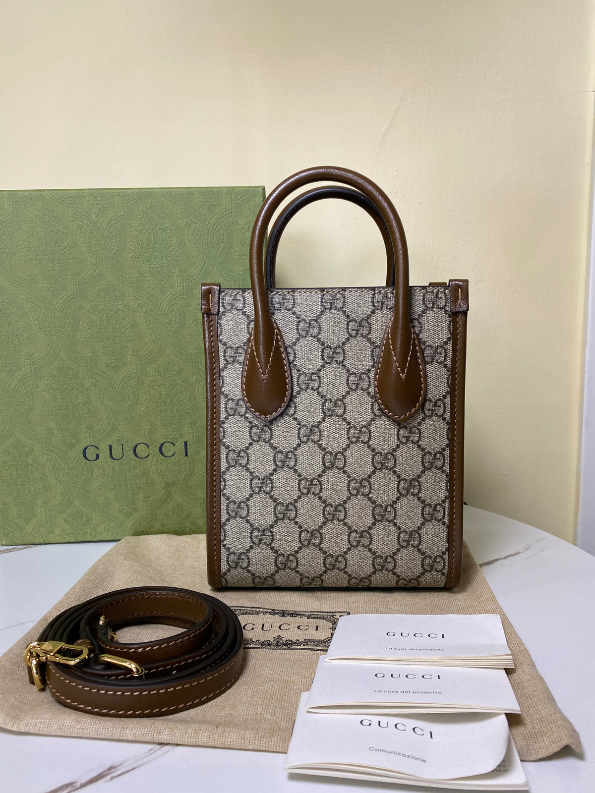 Borsa Gucci Mini Tote GG