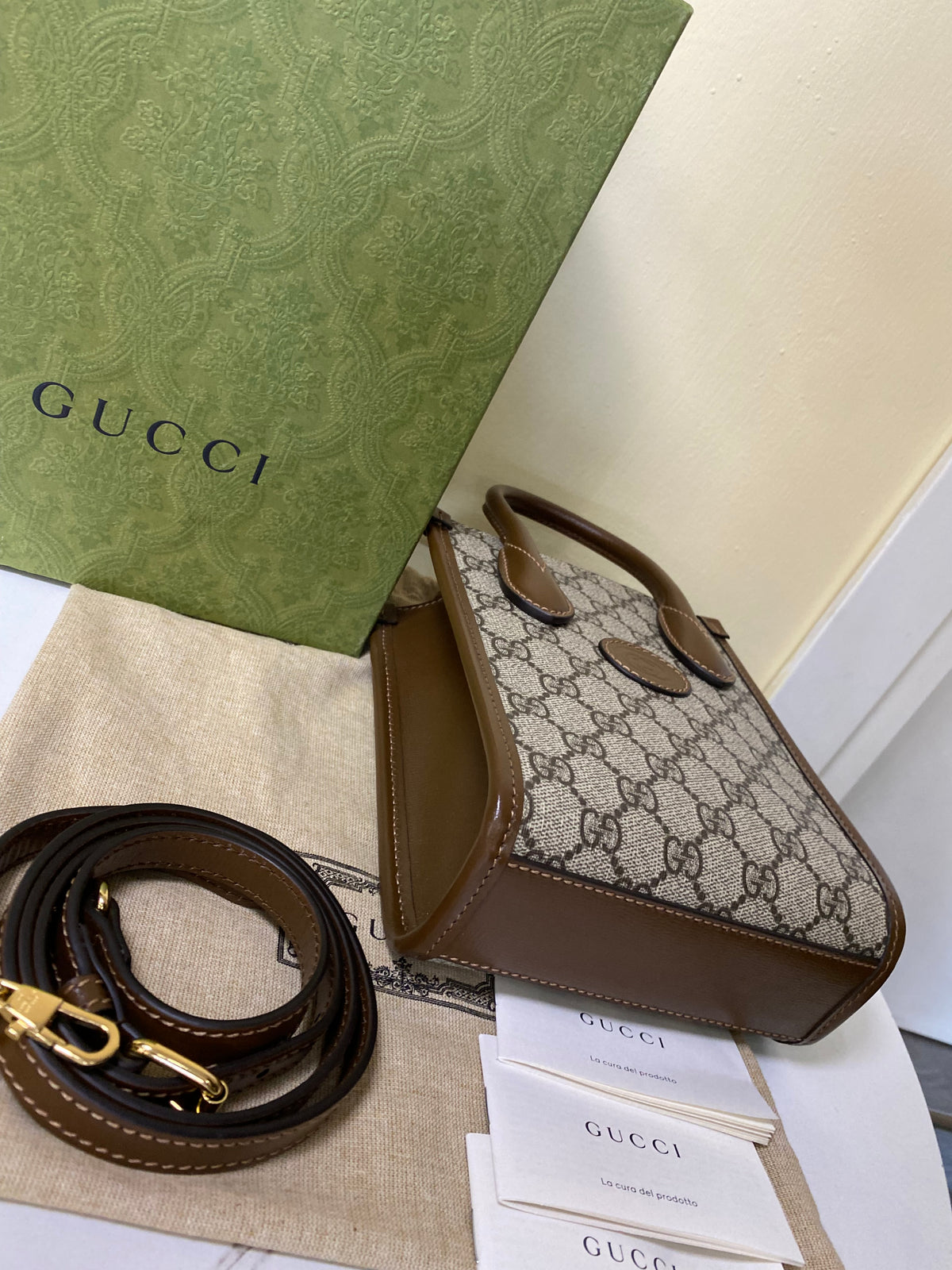 Borsa Gucci Mini Tote GG