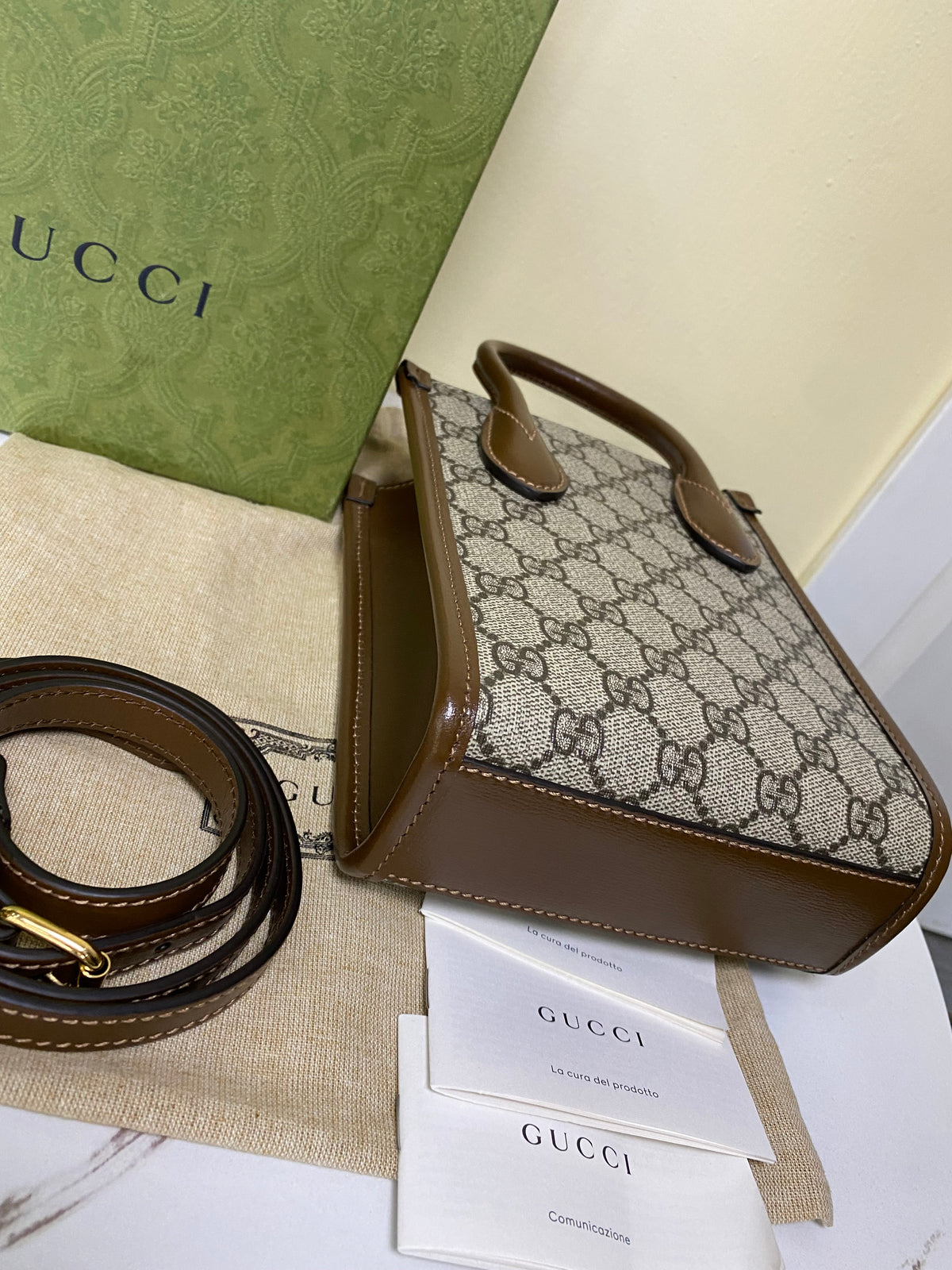 Borsa Gucci Mini Tote GG
