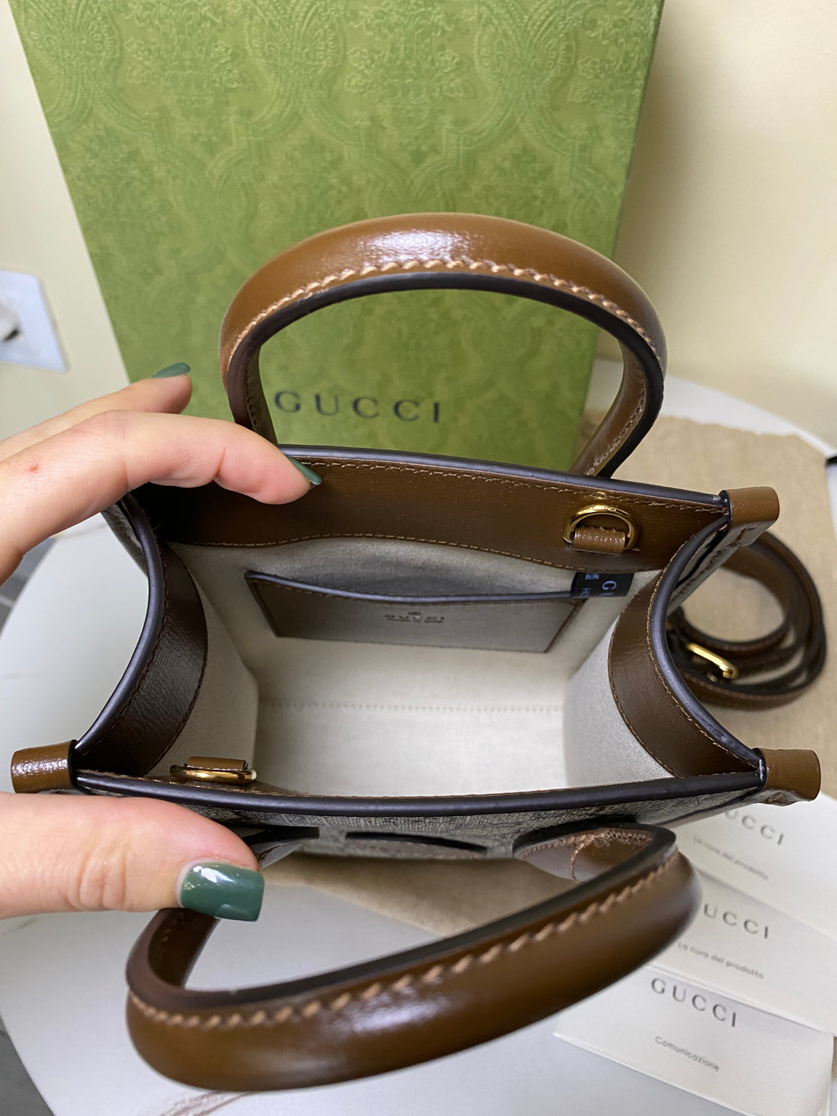 Borsa Gucci Mini Tote GG