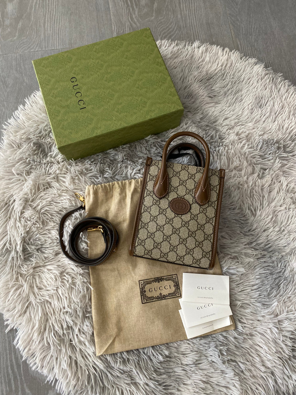 Borsa Gucci Mini Tote GG
