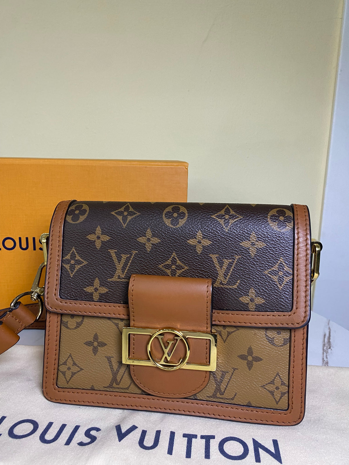 Borsa Louis Vuitton Dauphine Mini Reverse